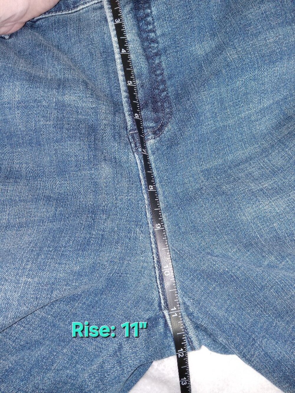 Chico's So Slimming Girlfriend Slim Leg Ankle Jeans Embroidered Patchwork Sz 10 - Picture 10 of 13